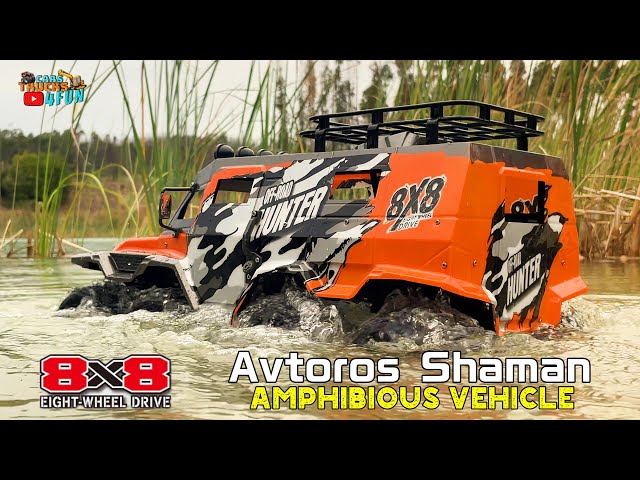 The HUGE Avtoros Shaman 8x8 | Double E RC E373 | Unboxing & First Drive | Cars Trucks  4 Fun