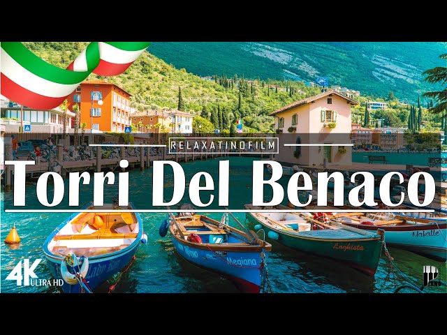 Beautiful Torri Del Benaco 4K • Relaxing Italian Music, Instrumental Romantic • Video 4K UltraHD