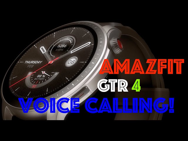 Amazfit GTR 4  - Voice Calling On Iphone IOS