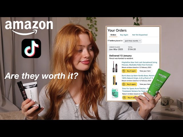 Rating my 2023 Beauty Amazon Orders *Viral TikTok Skincare & Makeup Honest Review | Ruby Rose UK