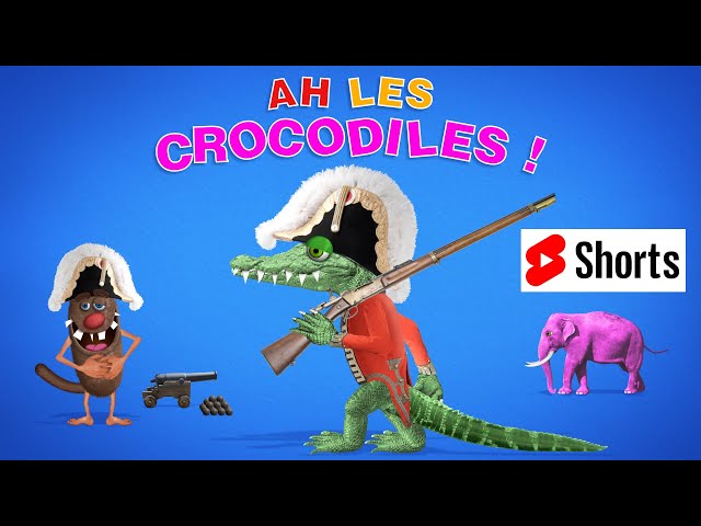 Foufou - Ah Les Crocodiles (The crocodile song in french for kids) #shorts