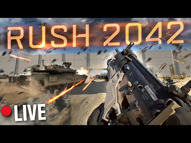 Battlefield 2042's "RUSH" Mode is Intense 🔴 LIVE Gameplay