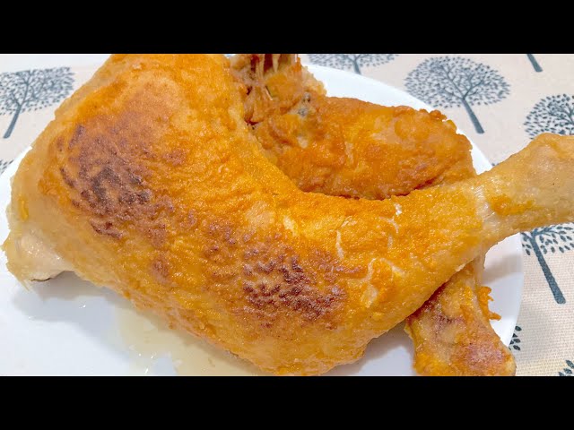 2 ingredients Only Most Crispy & Juicy Fried Chicken Recipe | Chinese Style Fried Chicken 脆皮雞
