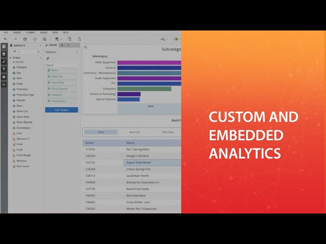 Custom and Embedded Analytics