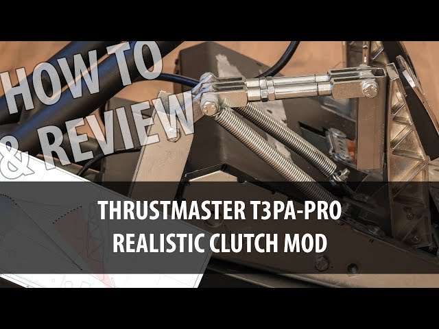 Thrustmaster T3PA-Pro (T500RS) DIY Realistic Clutch Mod Instructions & Review