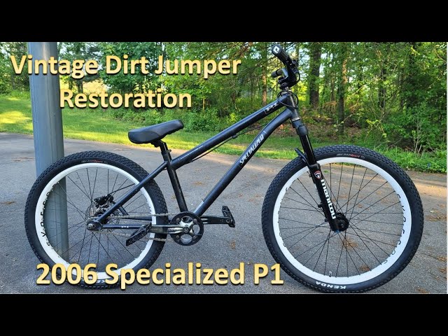 Vintage Dirt Jumper Bike Restoration - 2006 Specialized P1 26"/24" Mullet