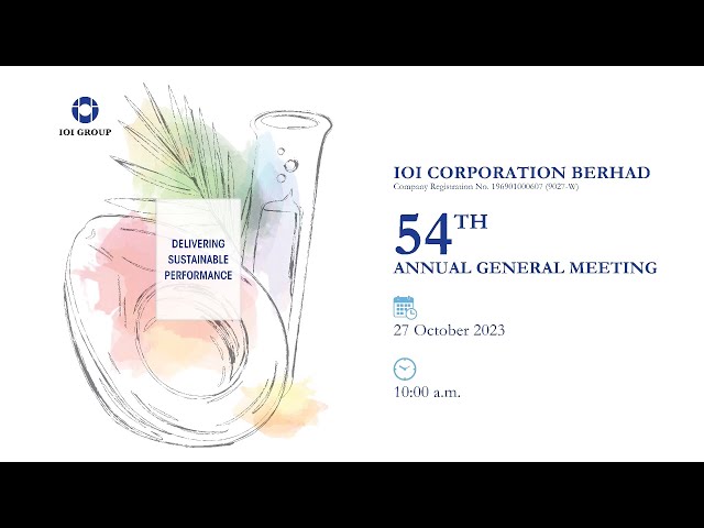 IOI Corporation Berhad Annual General Meeting 2023