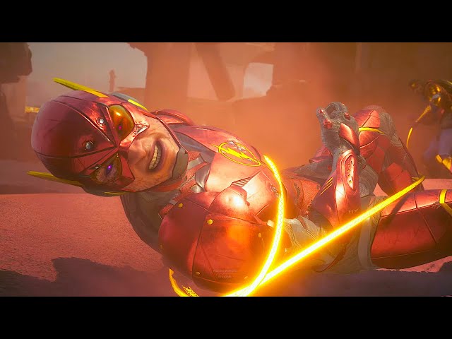 Flash Turns Evil (All Flash Scenes) - Suicide Squad Kill the Justice League
