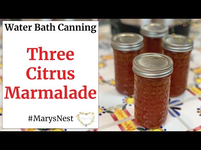 How to Make Marmalade Jam with Step-By-Step Guide To Water Bath Canning | How to Can Jam