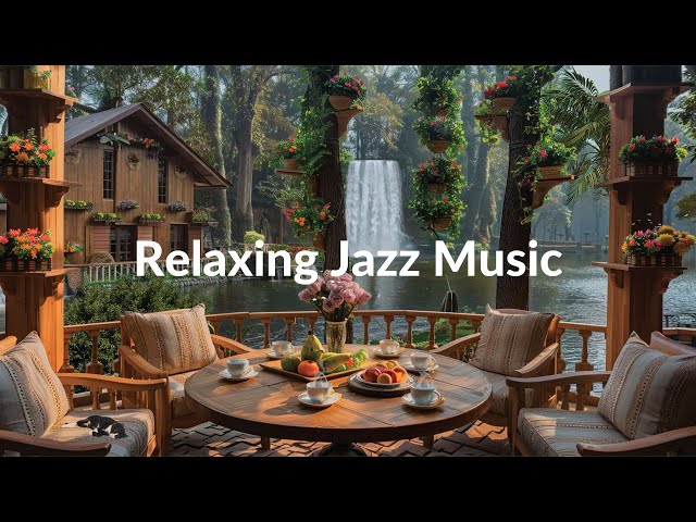 Cool Lakeside Space with Gentle Sunlight | Smooth Bossa Nova Jazz Music Helps Relax and Concentrate