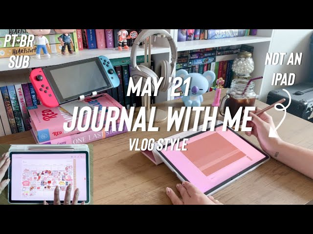 Digital Journal With Me 🌸 May '21 | Galaxy Tab S7 📝 Samsung Notes