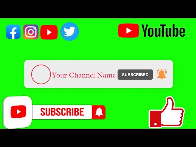 👉Green Screen Subscribe Button👍 | Subscribe Button | Green Screen | #video #viralvideo #viral