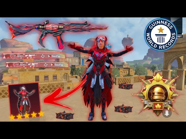 Wow!😍FASTEST RUSH GAMEPLAY With Blood Raven X-SUIT|🔥Pubg mobile