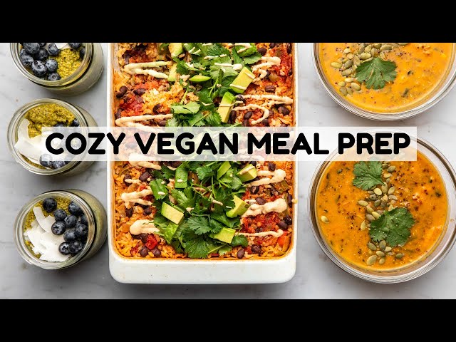 Vegan Meal Prep | Cozy + Healthy