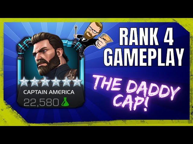 Brief Rank 4 Captain America ( Infinity War) Gameplay Showcase! Courtesy To The Bullfighter!