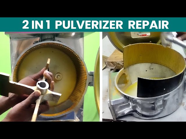 2 In 1 Pulverizer Machine Repair | Atta Chakki Machine | Flour Mill Repair | Mini Pulverizer