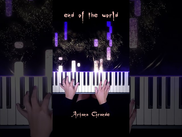 Ariana Grande - intro (end of the world) Piano Cover #endoftheworld #PianellaPianoShorts