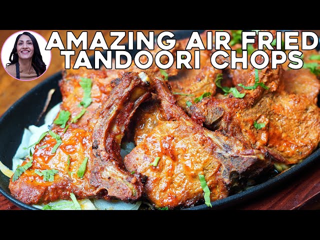8 Minute AIR FRYER Tandoori Lamb Chops Restaurant Style!!!