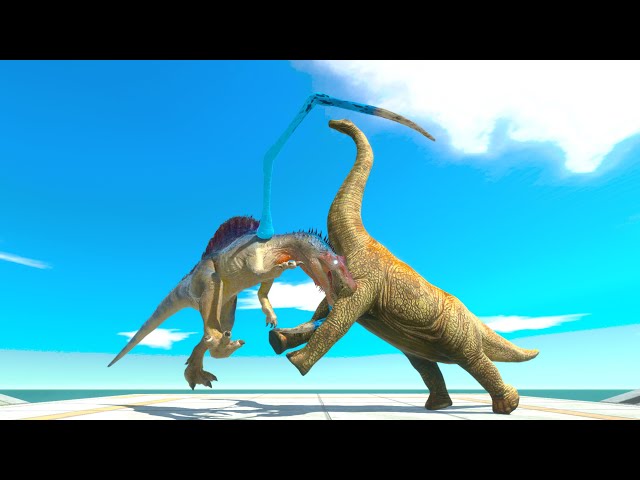 Spinosaurus Adds Tentacle VS All Units - Animal Revolt Battle Simulator