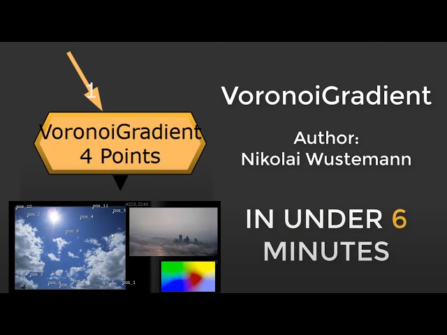 Know the Nodes: "VoronoiGradient" under 6 Minutes