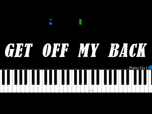 Spirit - Get Off My Back Piano Tutorial