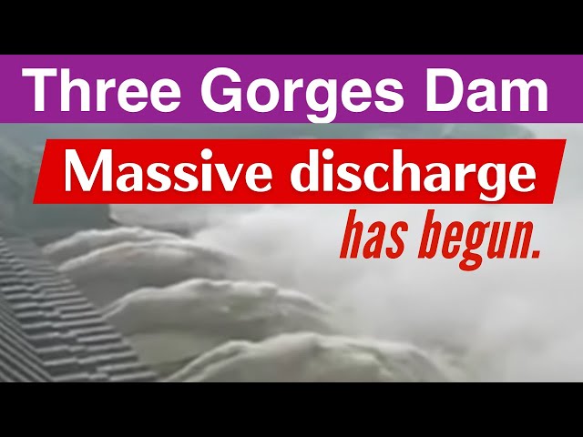 Three Gorges Dam ● Massive discharge ● Apr 20 2024  China Now