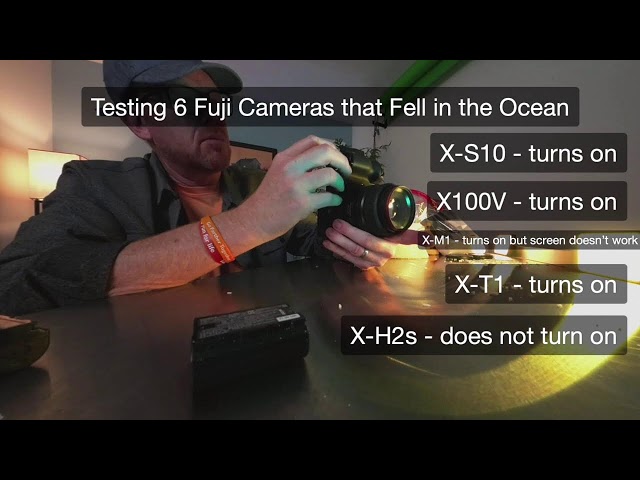 Testing 6 Fuji Cameras that Fell in the Ocean