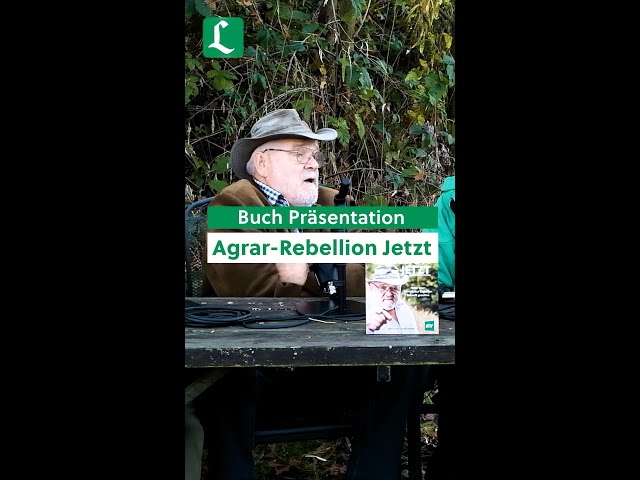 Auch in seinem neuen Buch "Agrar-Rebellion Jetzt" nimmt Sepp Holzer kein Blatt vor den Mund #shorts