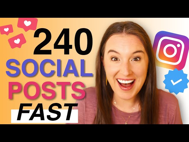 240 Social Media Posts in Under 10 Minutes using AI (ChatGPT + Canva)