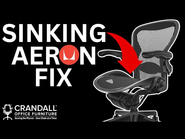 Herman Miller Aeron Classic Chair Gas Cylinder Set Screw Adjustment - Crandall Office Furniture