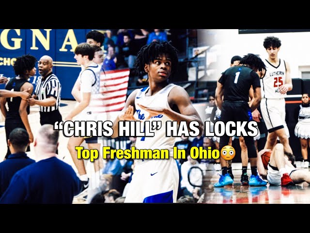 Chris Hill Is A Top Freshman In Ohio😳| Lutheran East Lefty Point Guard Locks Up On Defense 🚨