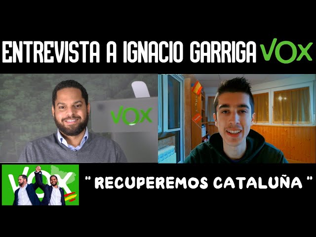 ENTREVISTA A IGNACIO GARRIGA DE VOX: "¡RECUPEREMOS CATALUÑA!" || RoberSR