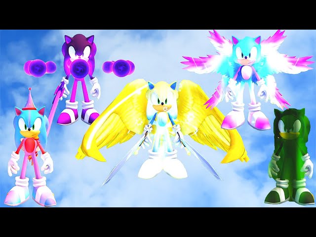 SONIC MORPHS X *How to get ALL 6 NEW Sonic Morphs* PRISM CELESTIAL NEBULA BIRTHDAY SONIC! Roblox