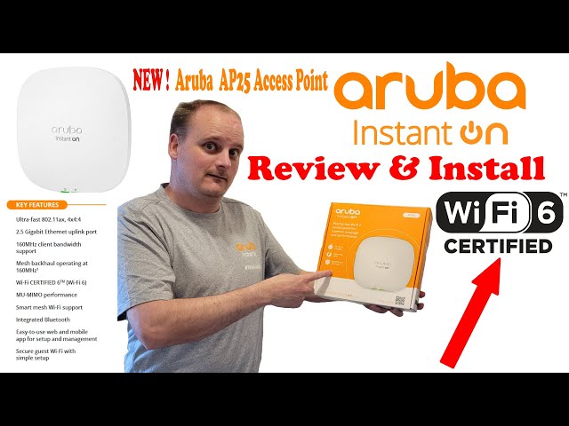 Aruba AP25 Unboxing Setup & Review !