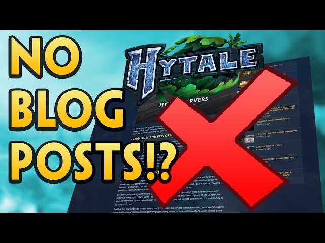 WHERE Are All the Blog Posts?! Hytale Update Catch-Up