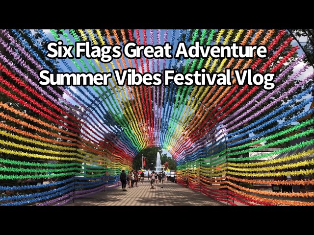Six Flags Great Adventure Summer Vibes Festival Vlog, Medusa Media Day | July 2022