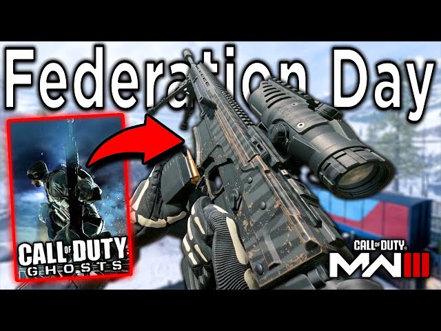 CoD Ghosts IA-2 & Vector from Federation Day Mission - Modern Warfare 3 Multiplayer Gameplay