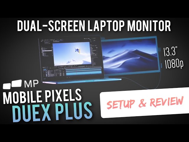 Mobile Pixels Duex Plus Dual-Screen Laptop Monitor | Setup and Review 😃
