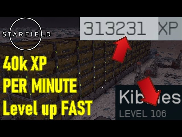 EVEN FASTER leveling exploit, 40,000 xp PER MINUTE in Starfield, level up fast with the best xp farm