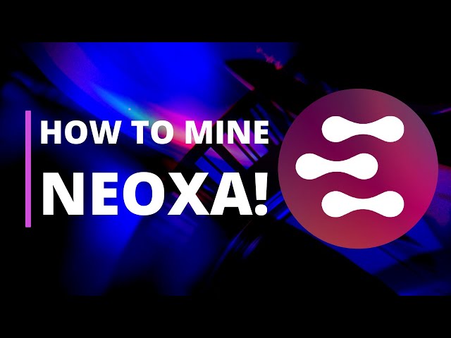 [BASIC] How to mine NEOXA on Windows