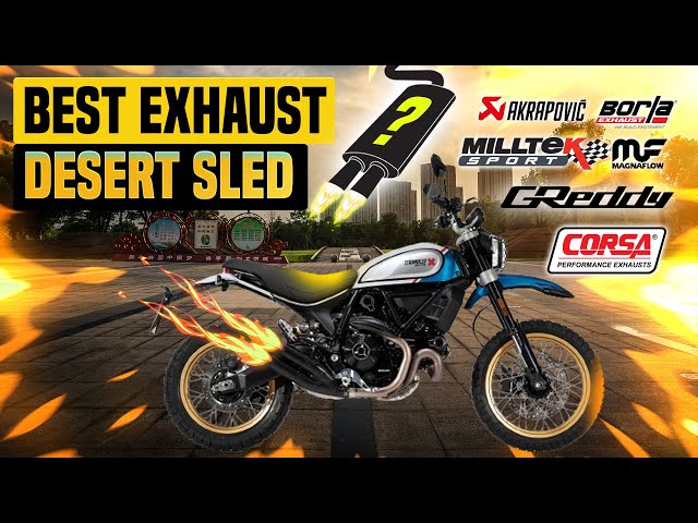 Ducati Scrambler Desert SLED Exhaust Sound🔥 Arrow,Delkevic,leoVince,Termignoni,Unit Garage,Zard
