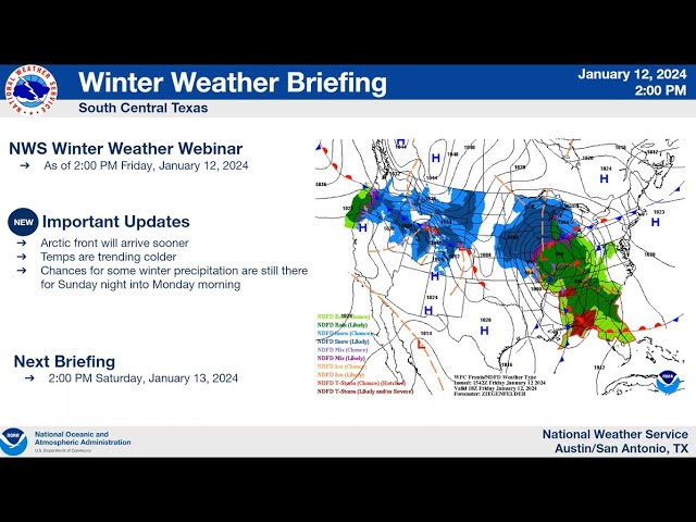 NWS Austin San Antonio Winter Weather Briefing