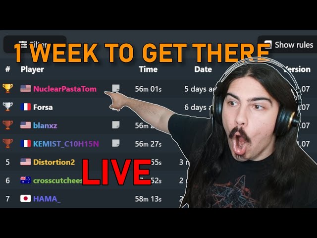 LIVE - I HAVE 1 WEEK TO GET AN ELDEN RING WORLD RECORD SPEEDRUN - DAY 1