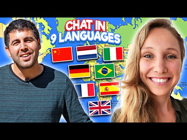 Two Dutch Polyglots practicing 9 Languages
