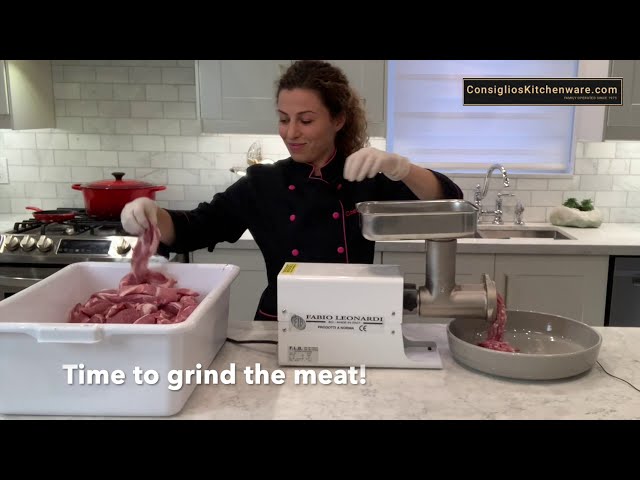 Fabio Leonardi Meat Grinder Review and How to Make Sausage and Grind Meat