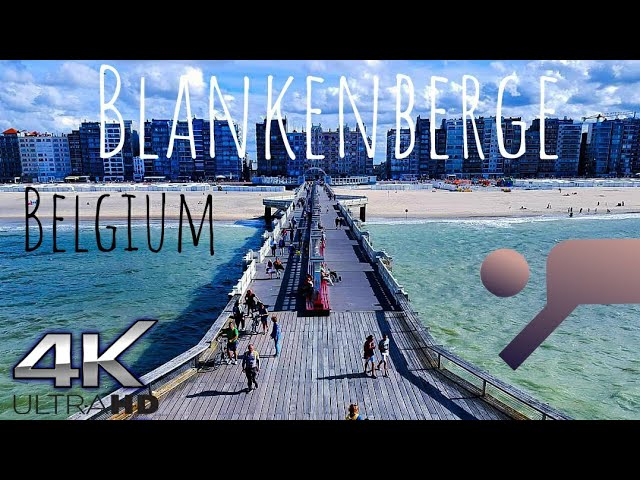 Blankenberge, Belgium 🇧🇪 Virtual City Tour in 4K