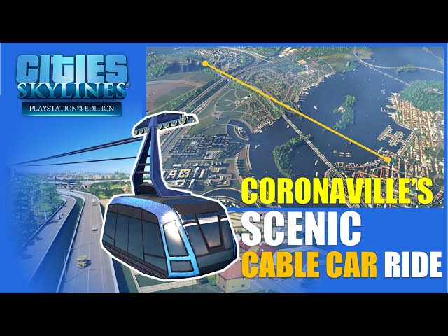 A SCENIC CABLE CAR RIDE TO THE OLD MONASTERY | Cities: Skylines Console Edition