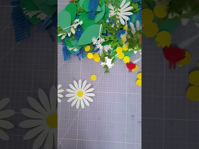 Frühlings DIY - Blumenkranz aus Papier basteln mit #cricut #plotter  / Cricut Maker 3 / Explore Joy