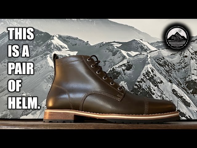 HELM Boots Hollis in Olive - A Cap Toe Service Boot - Unboxing and Initial Review