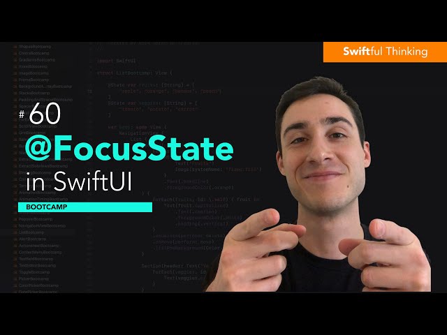 How to use @FocusState in SwiftUI | Bootcamp #60